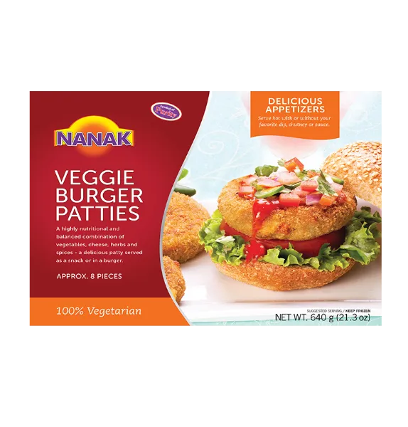 NANAK VEGGIE BURGER PATTIES 8PC