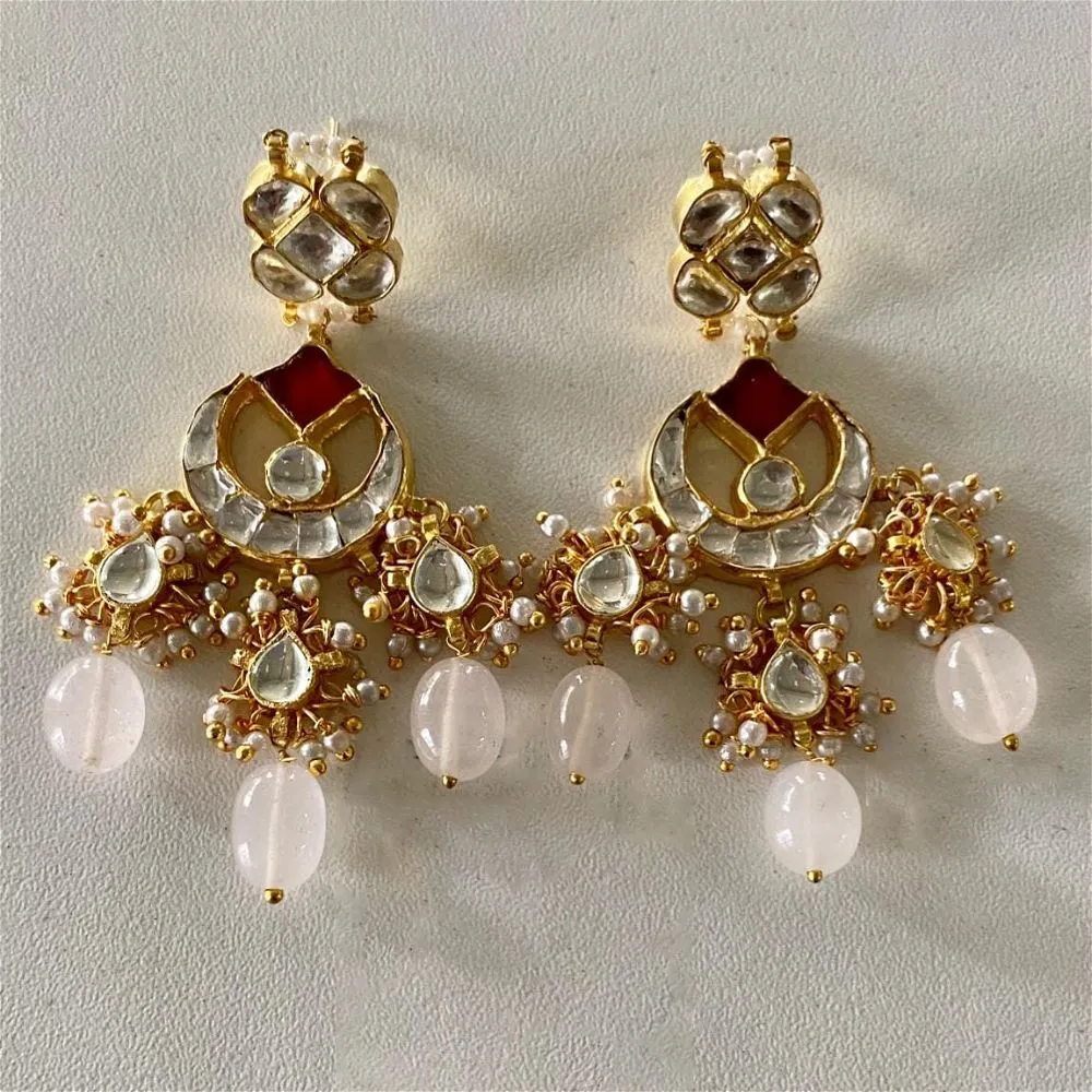 Shajia Pacchi Kundan Earrings