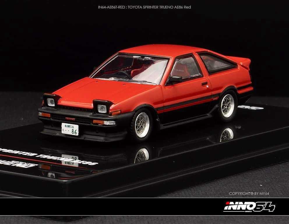 INNO64 | TOYOTA AE86 SPRINTER TRUENO RED