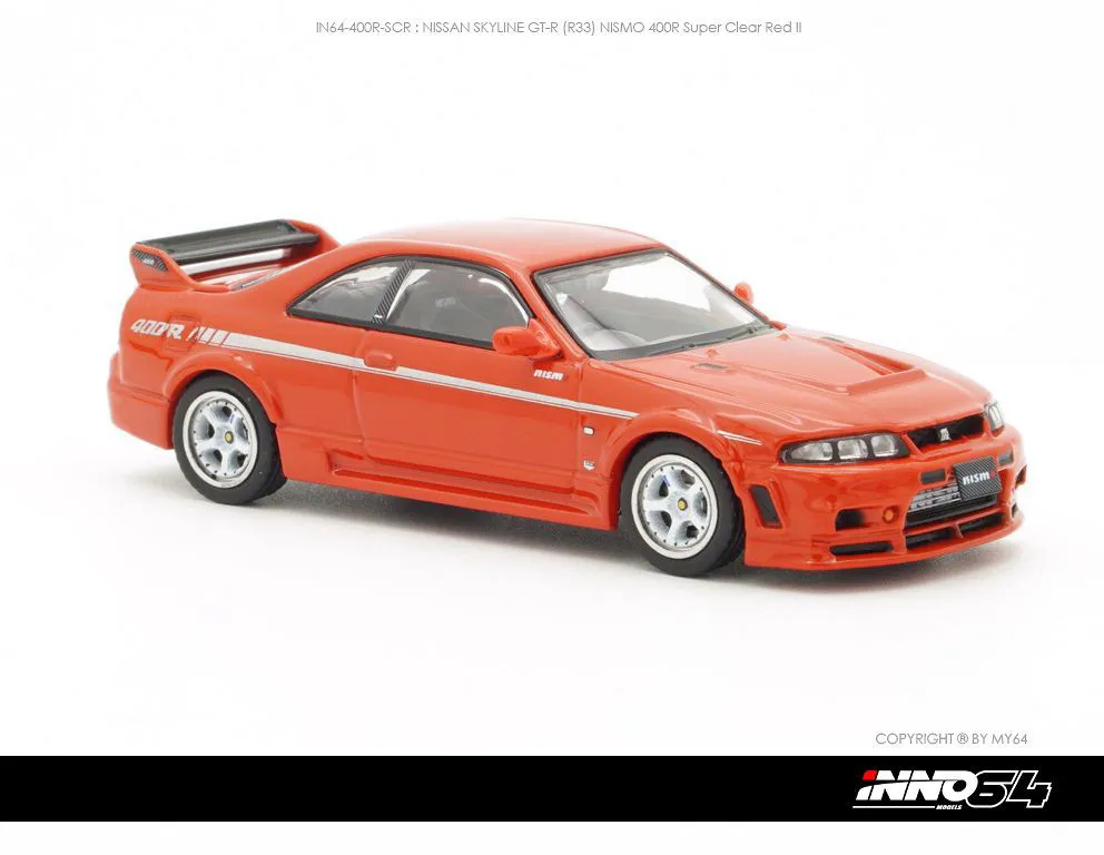 INNO64 | NISSAN SKYLINE GT-R R33 400R | SUPER CLEAR RED II