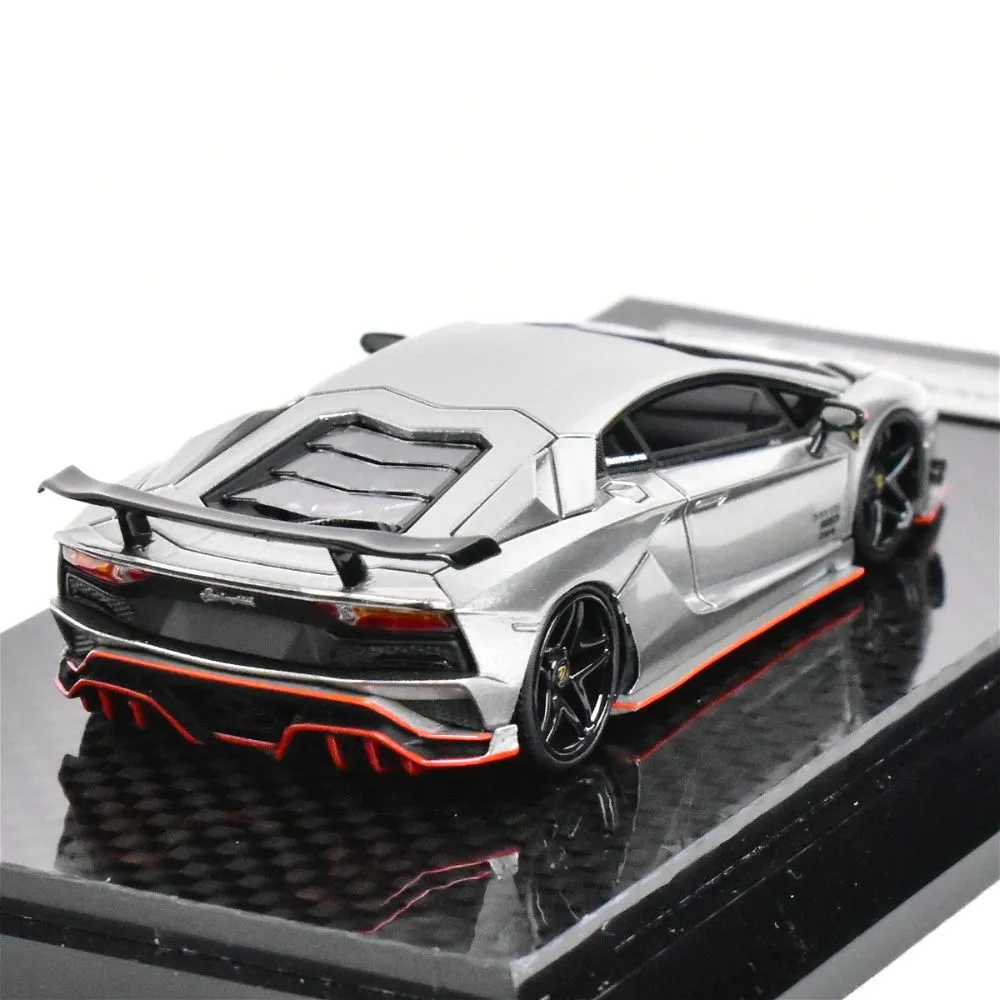 YM MODEL | LAMBORGHINI AVENTOR | ROWEN | SILVER