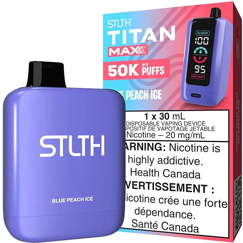 STLTH TITAN MAX 50000 BLUE PEACH ICE