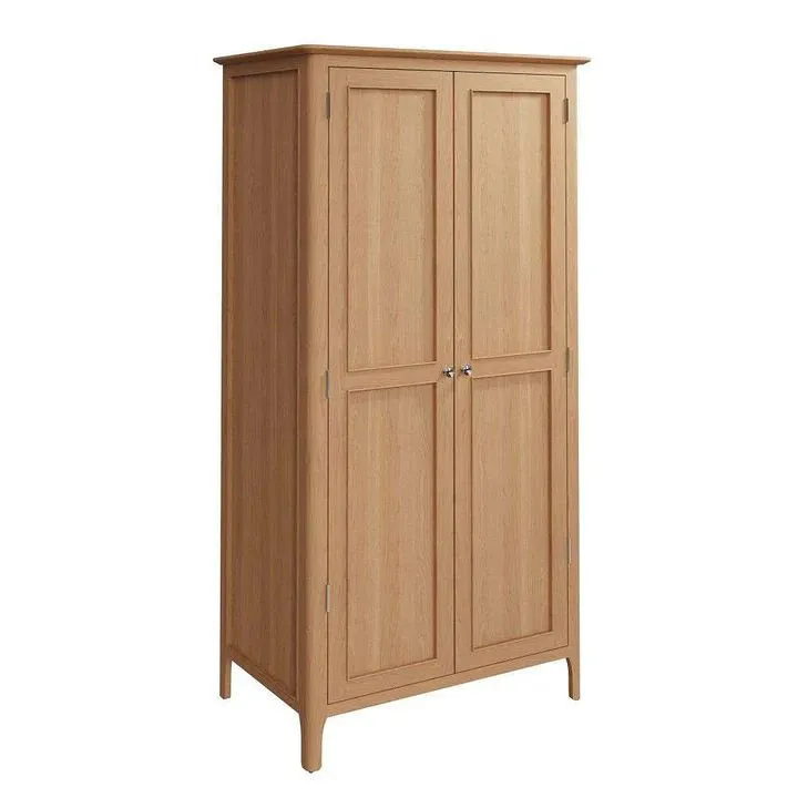 Hamel Oak 2 Door Wardrobe