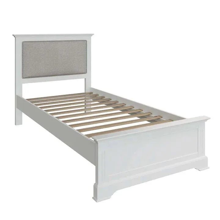 Reims White Single Bed