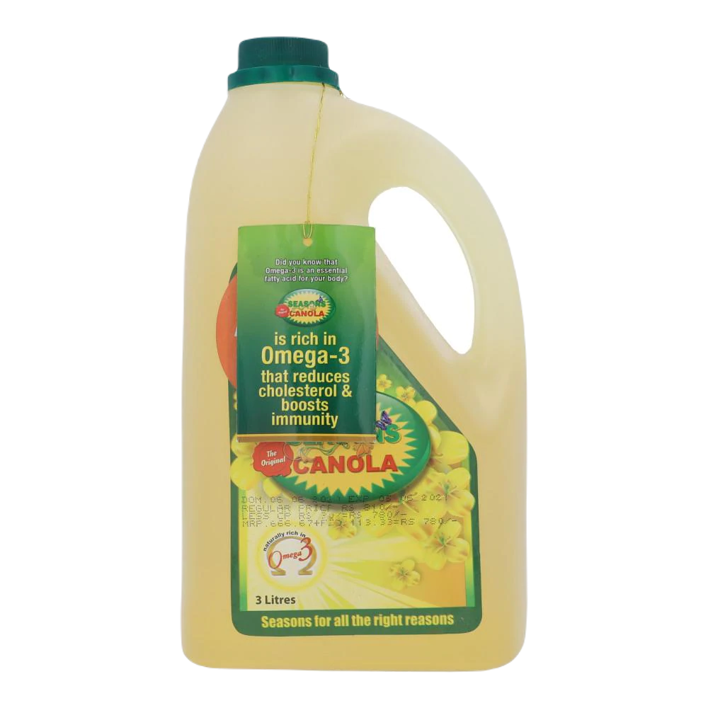 Seasons Cooking Oil  3 Liter Bottle