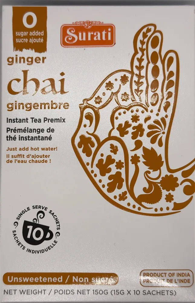 SURATI GINGER CHAI UNSWEETENED 150G