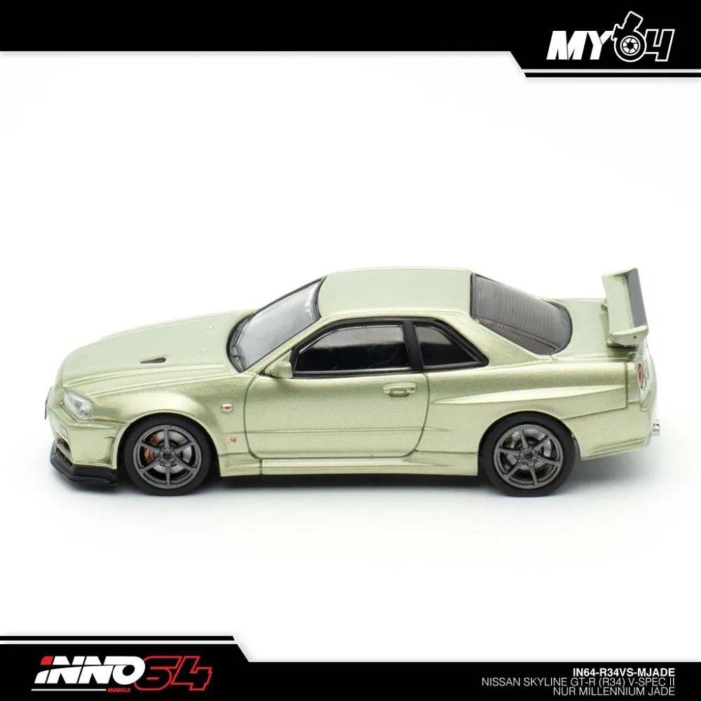 INNO64 | NISSAN SKYLINE GT-R R34 SPEC NUR II | MILLENIUM JADE