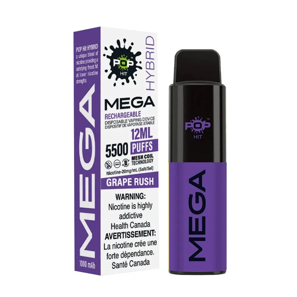 POP HIT HYBRID MEGA 5500 GRAPE RUSH