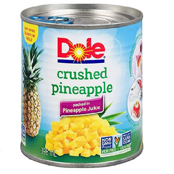 Dole Pineapple Crushed In Juice 398ml