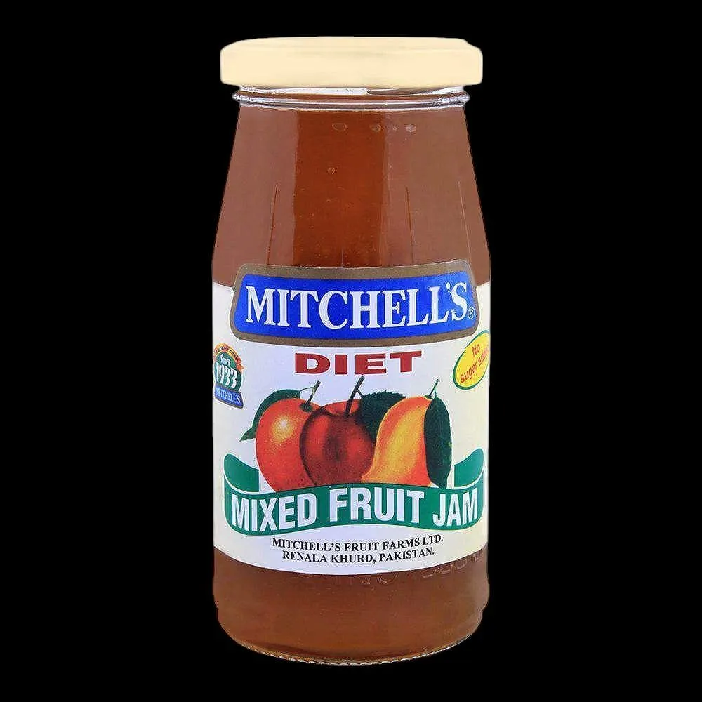 Mitchells Mix Fruit Diet Jam 325Gm