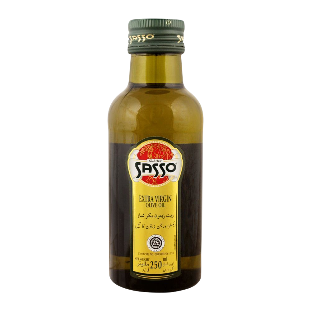 Sasso Oil Extra Virgin Olive 250 Ml Bottle