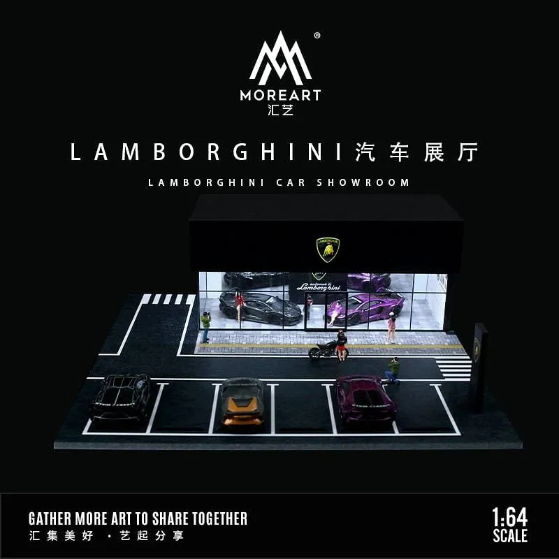 MOREART | LAMBORGHINI SHOWROOM | DIORAMA