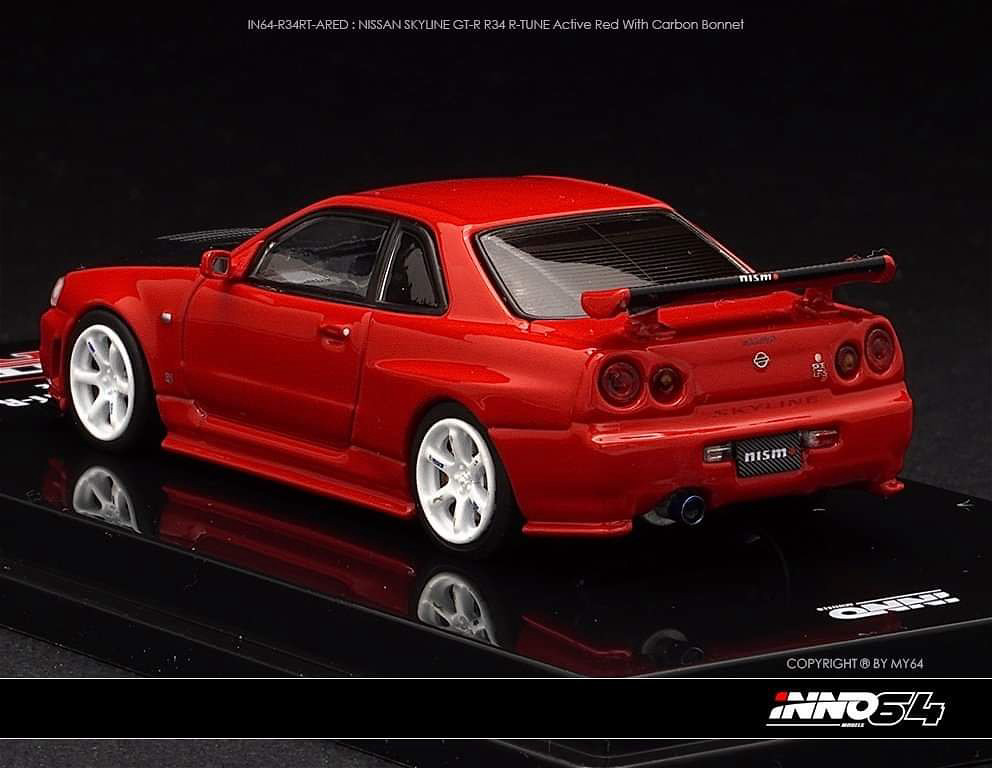 INNO64 | NISSAN SKYLINE GT-R R34 R-TUNE | RED