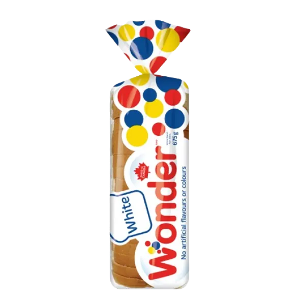 Wonder White Bread 675g