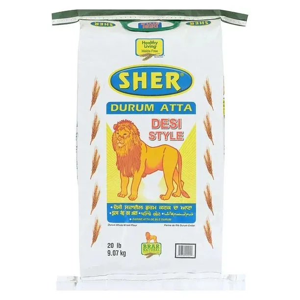 Sher Flour Durum Atta Desy Style 20Lb