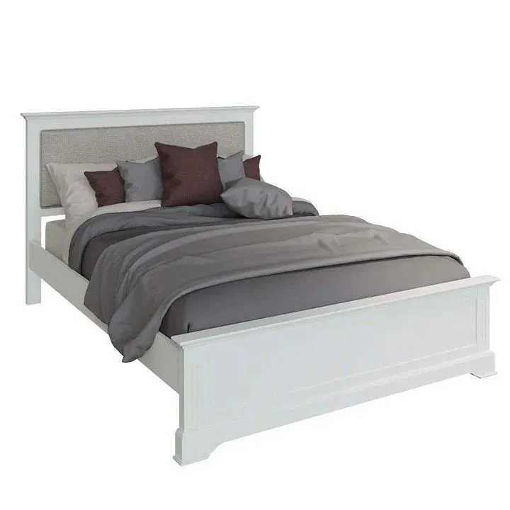 Bernay White Double Bed