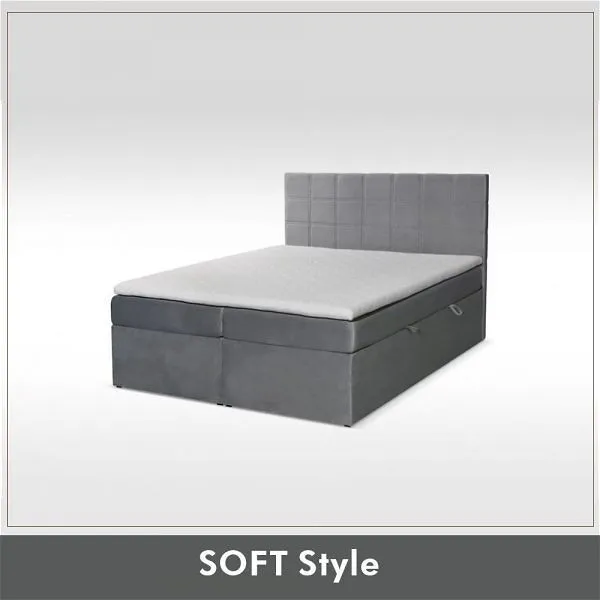 Holton Grey Storage Bed