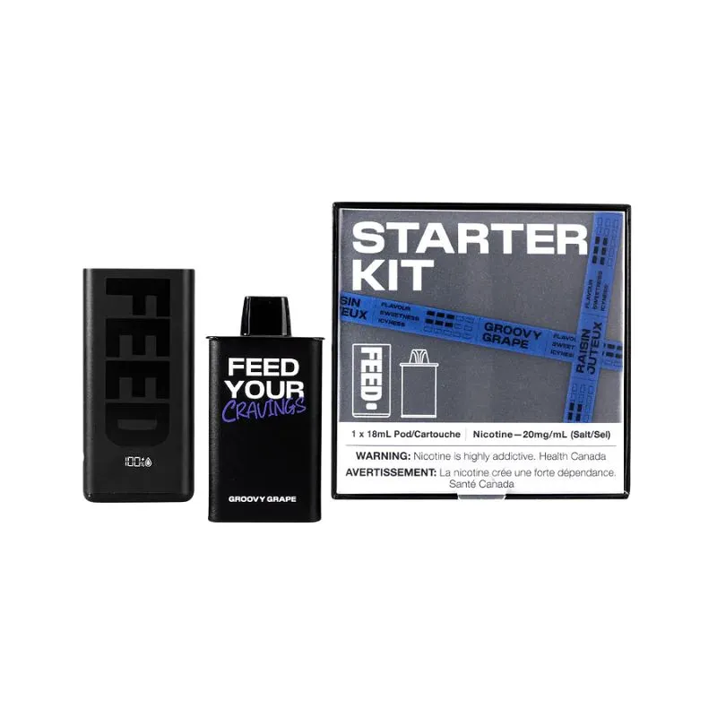 Feed Starter Kit Groovy Grape (9K PUFFS)