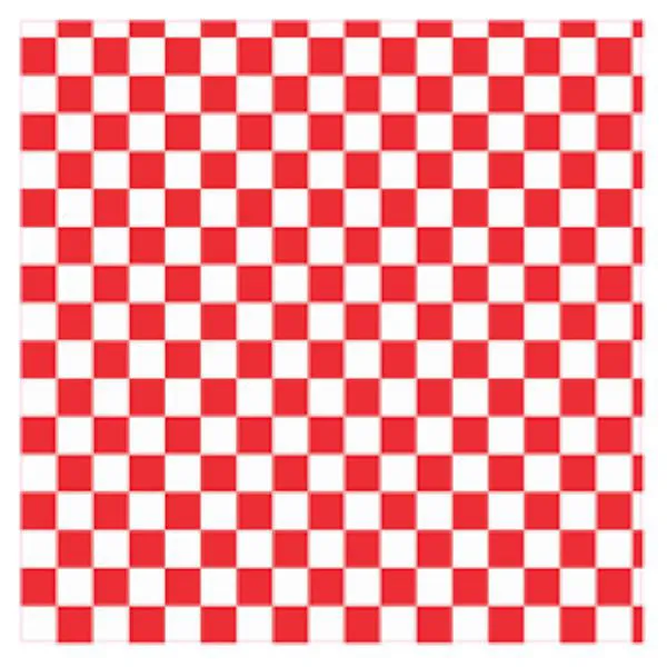 Checkered Sheets 14'x14' - Red