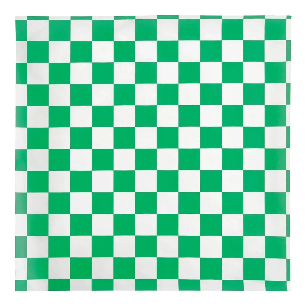 Checkered Sheets 12'x12' - Green