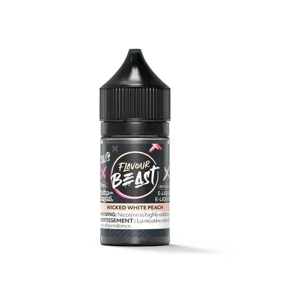 FLAVOUR BEAST E-LIQUID Wicked white Peach