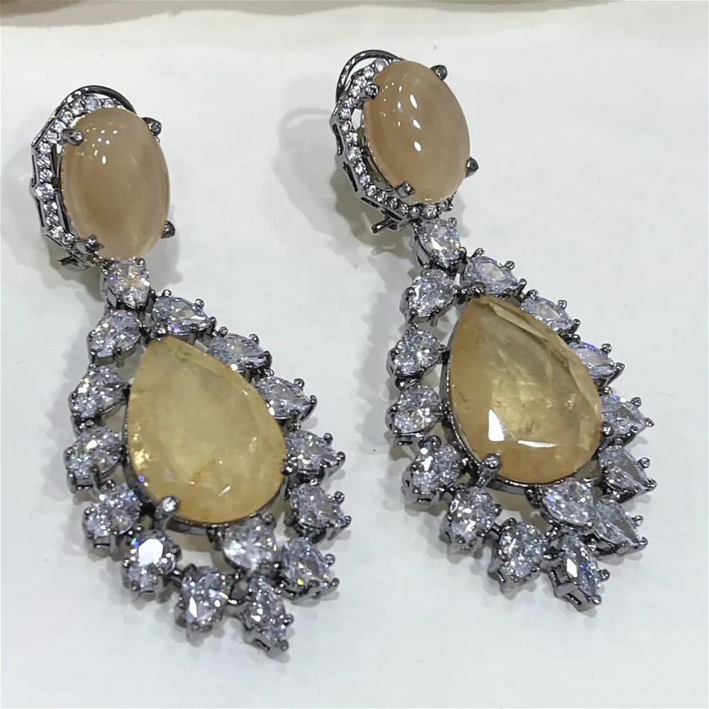 Huda Earrings Yellow Mustard