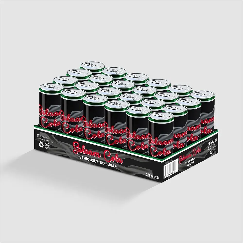 Salaam Cola No Sugar 330ml Case of 24