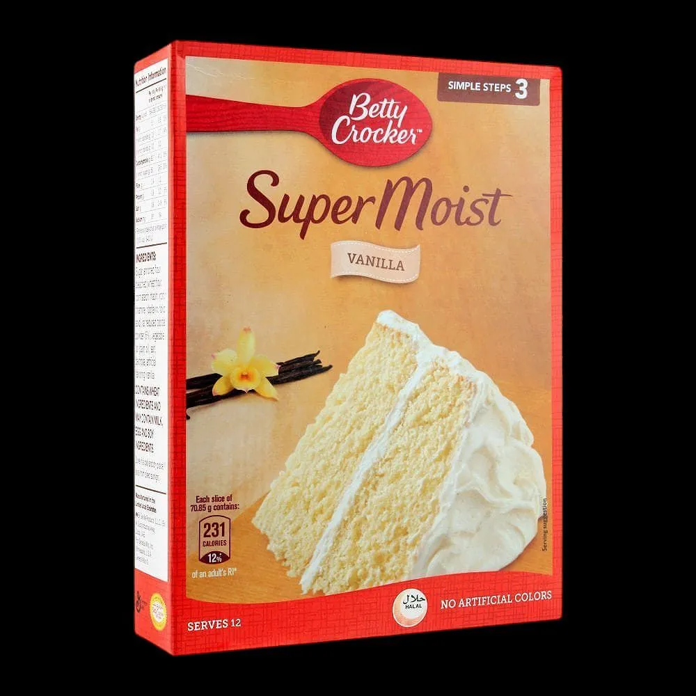 Betty Crocker Super Moist Cake Mix Vanilla