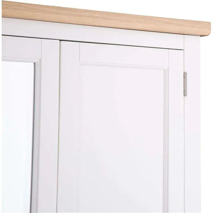 Lesna White 3 Door Wardrobe