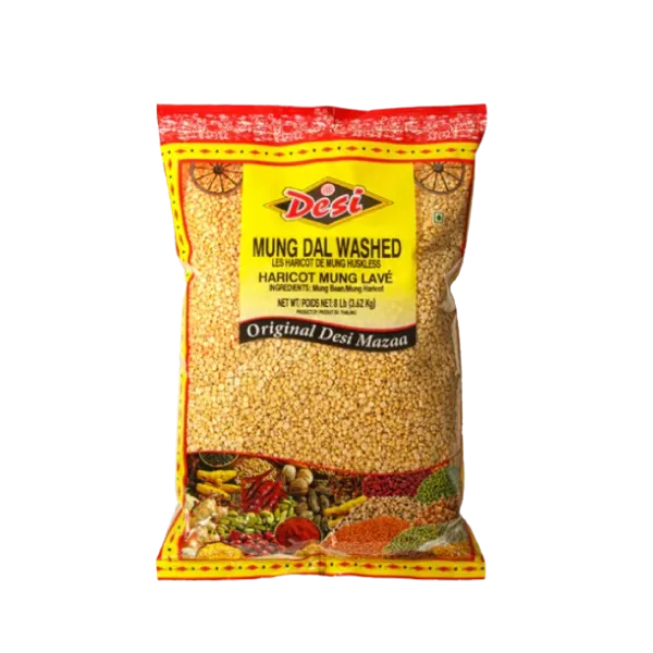 Desi Mung Dal Washed 8Lb