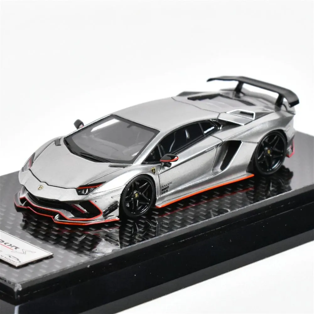 YM MODEL | LAMBORGHINI AVENTOR | ROWEN | SILVER