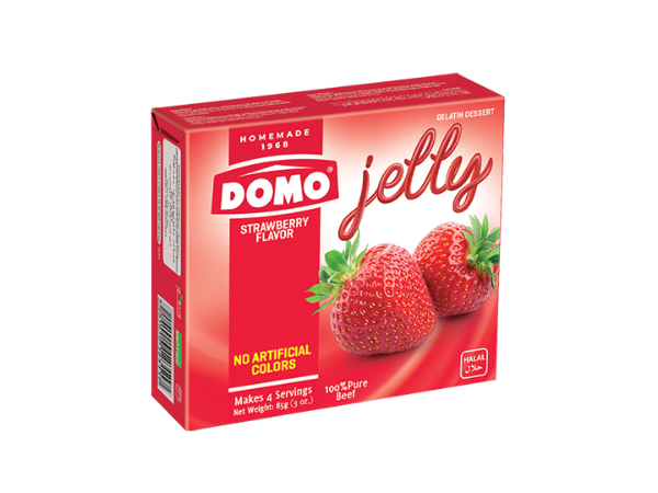 Domo Jelly Strawberry 85g