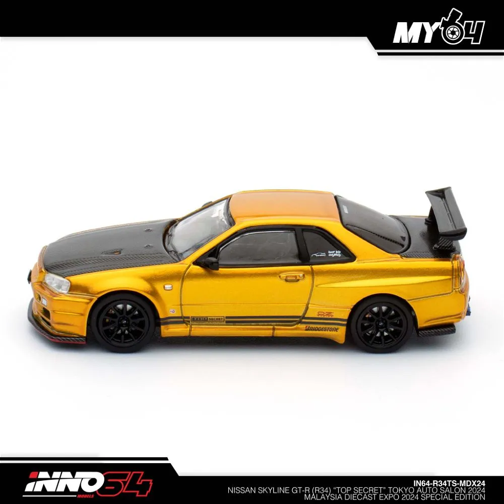 INNO64 | NISSAN SKYLINE GT-R R34 'TOP SECRET' TOKYO AUTO SALON 2024 | MDX 2024 SPECIAL EDITION