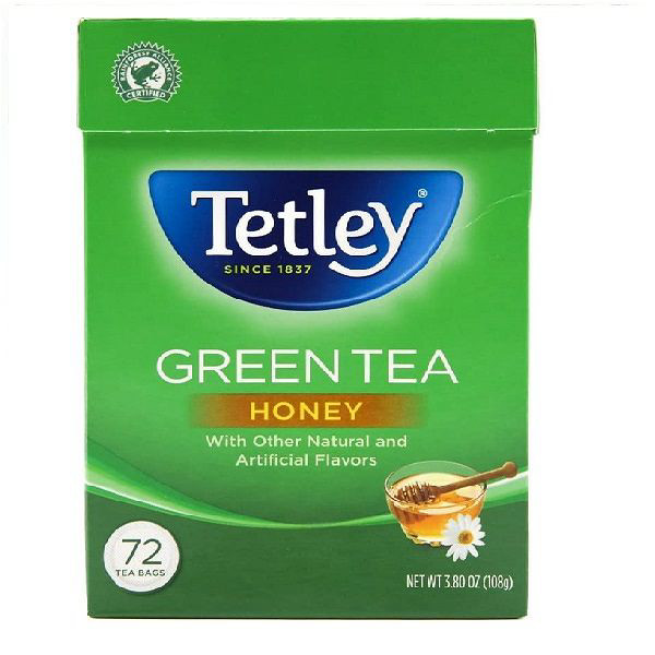 Tetley Green Tea With Honey 72Tb