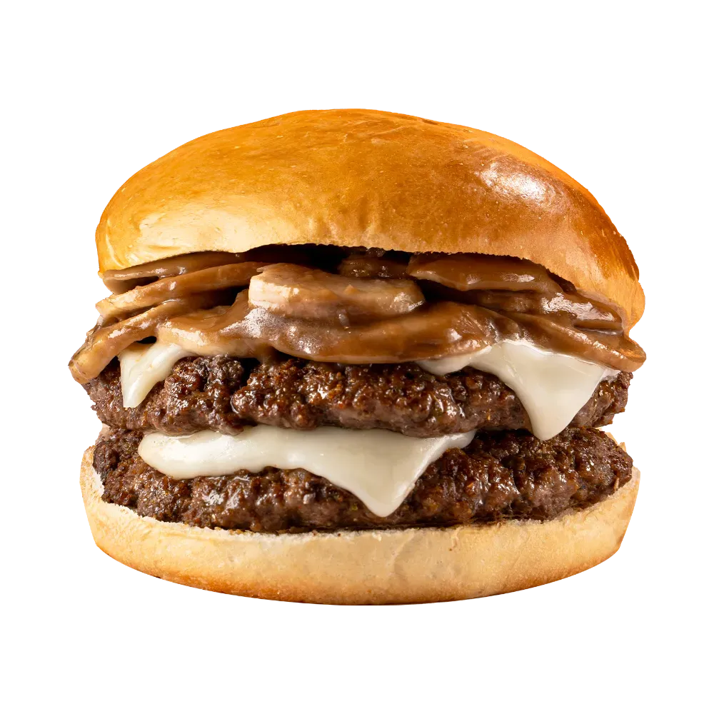 Swiss Mushroom. - Designer Burger