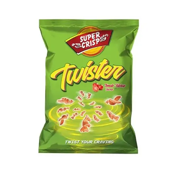 Super Crisp Snacks Twister Tomato Ketchup 21 Gm