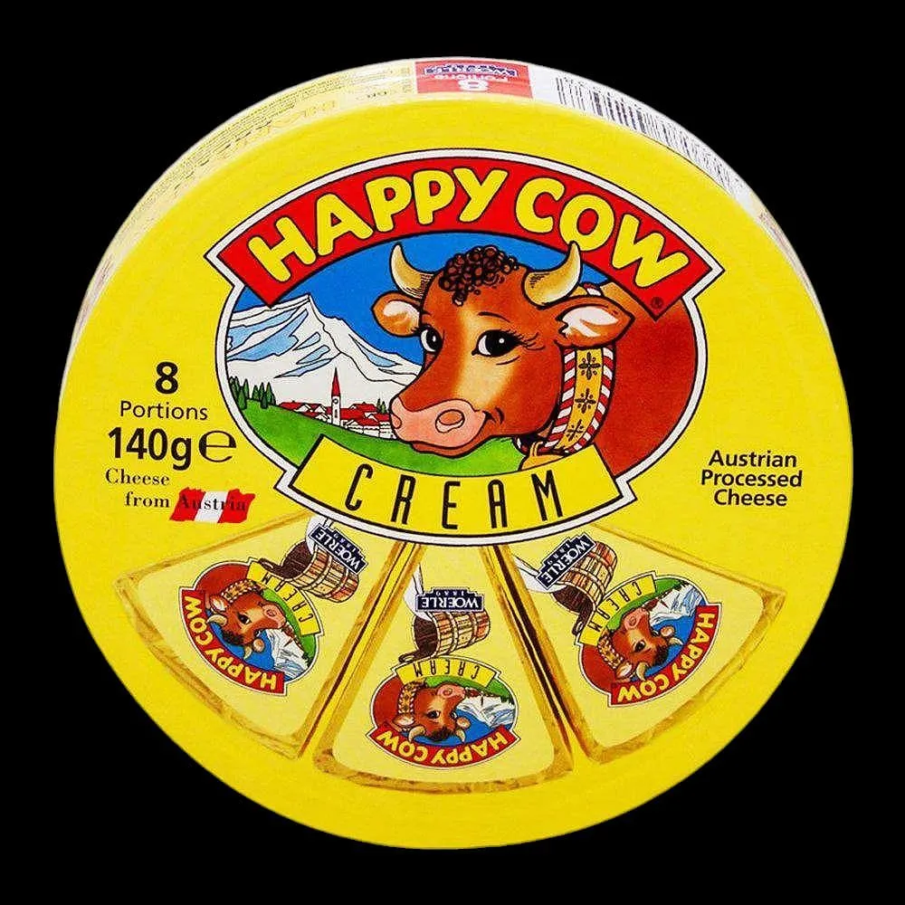 Happy Cow Cream Portion Cheese 140Gm