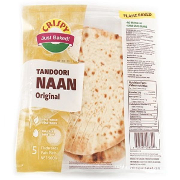 Crispy Tandoori Naan Plain 500g