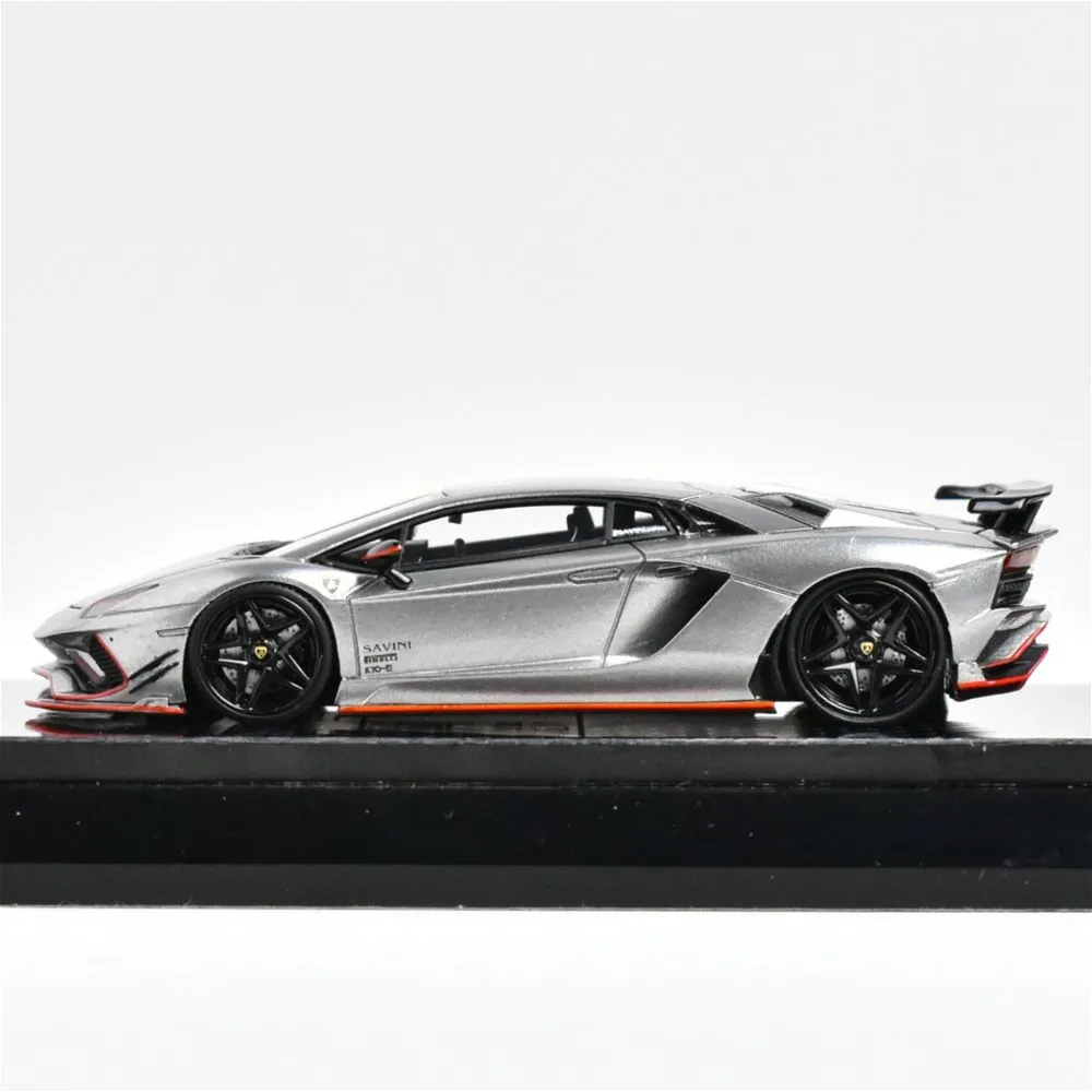 YM MODEL | LAMBORGHINI AVENTOR | ROWEN | SILVER