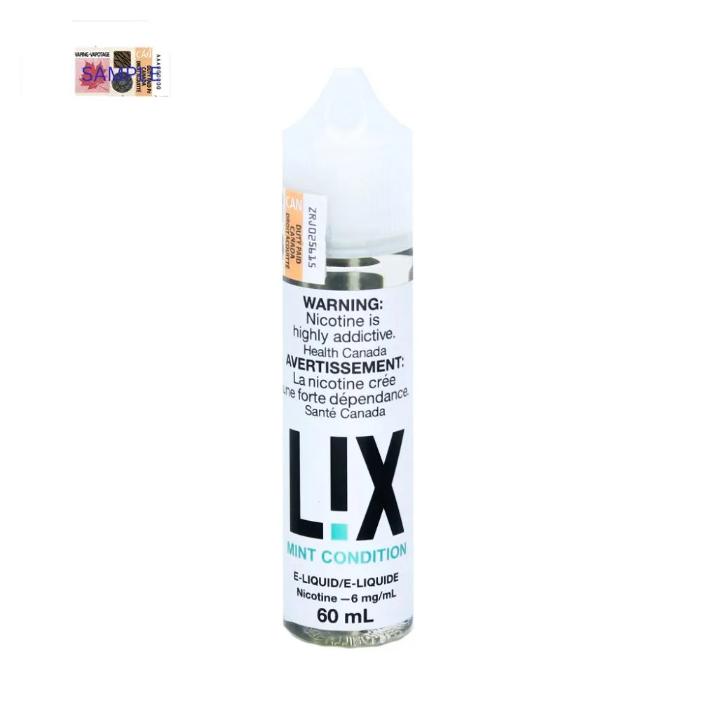 LIX E-LIQUID MINT CONDITION 60ML