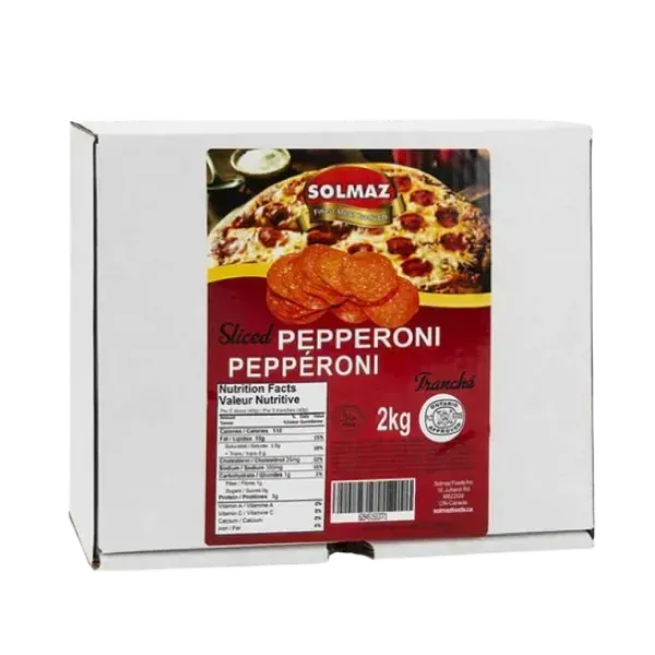 Food Service - Pepperoni Sliced Solmaz (2kg x 2)