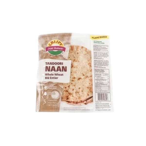 Crispy Naan Tandoori Whole Wheat 500g