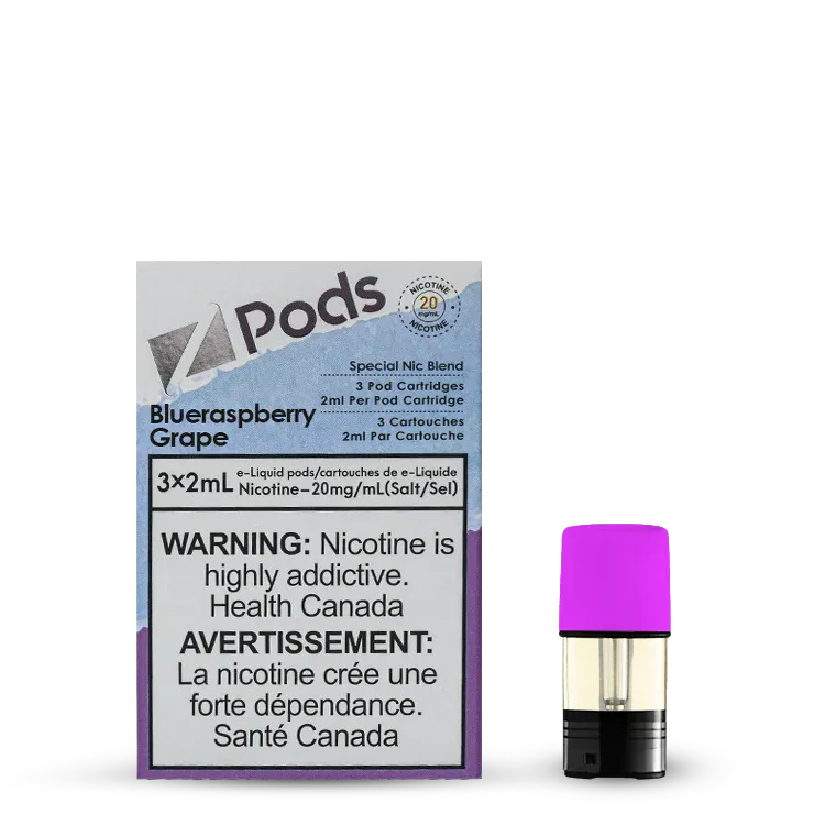 Z PODS BLUERASPBERRY GRAPE