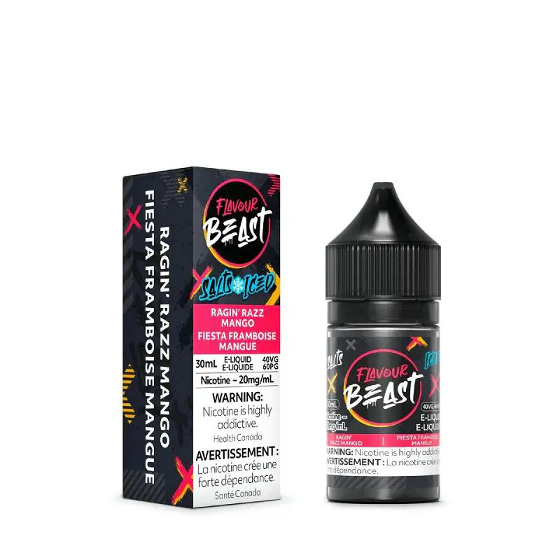 FLAVOUR BEAST E-LIQUID RAGIN' RAZZ MANGO