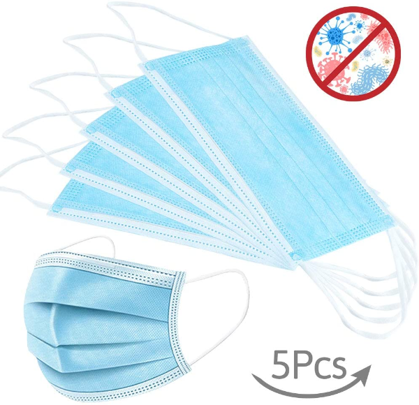 Disposable Face Mask 5pcs