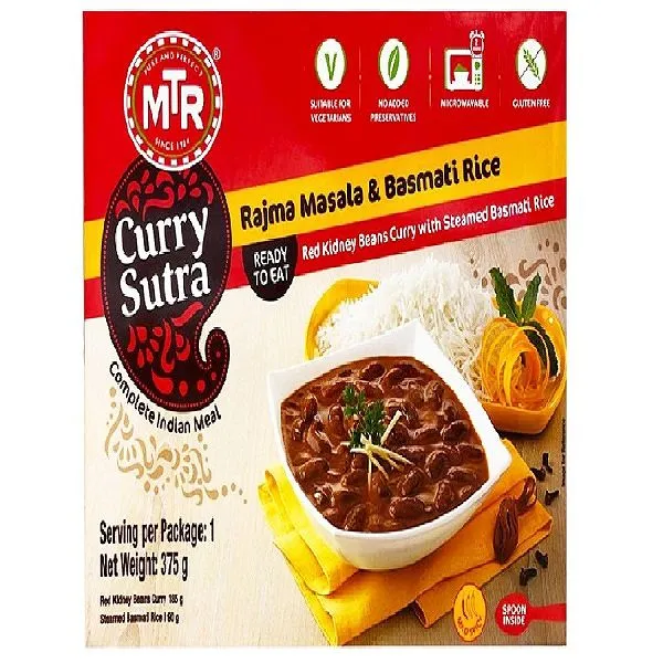 MTR R2E Rajma Masala with Basmati Rice 375g