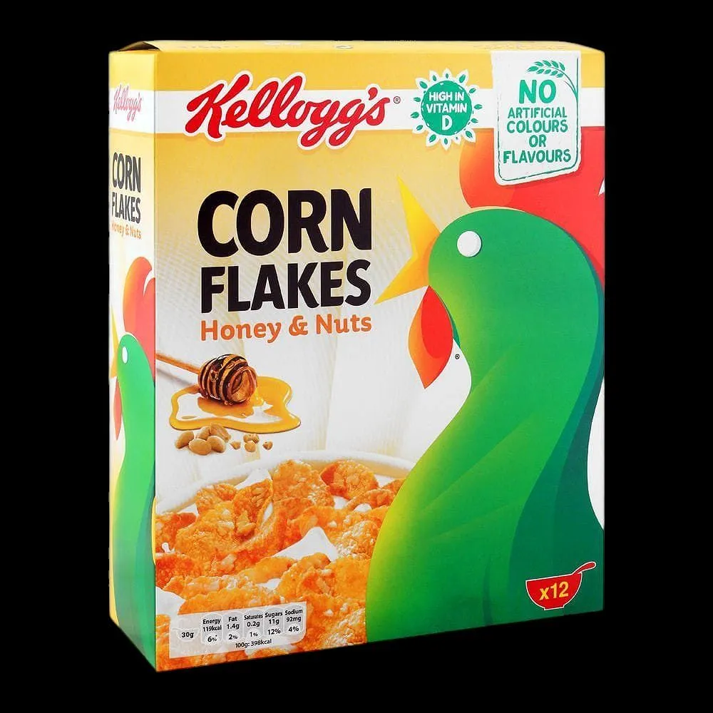 Kelloggs Corn Flakes Honey 375Gm