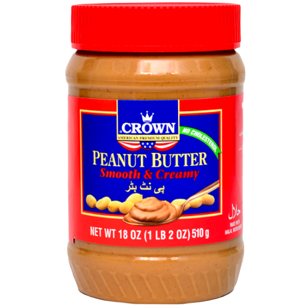 Crown Peanut Butter Smooth & Creamy 510 Gm