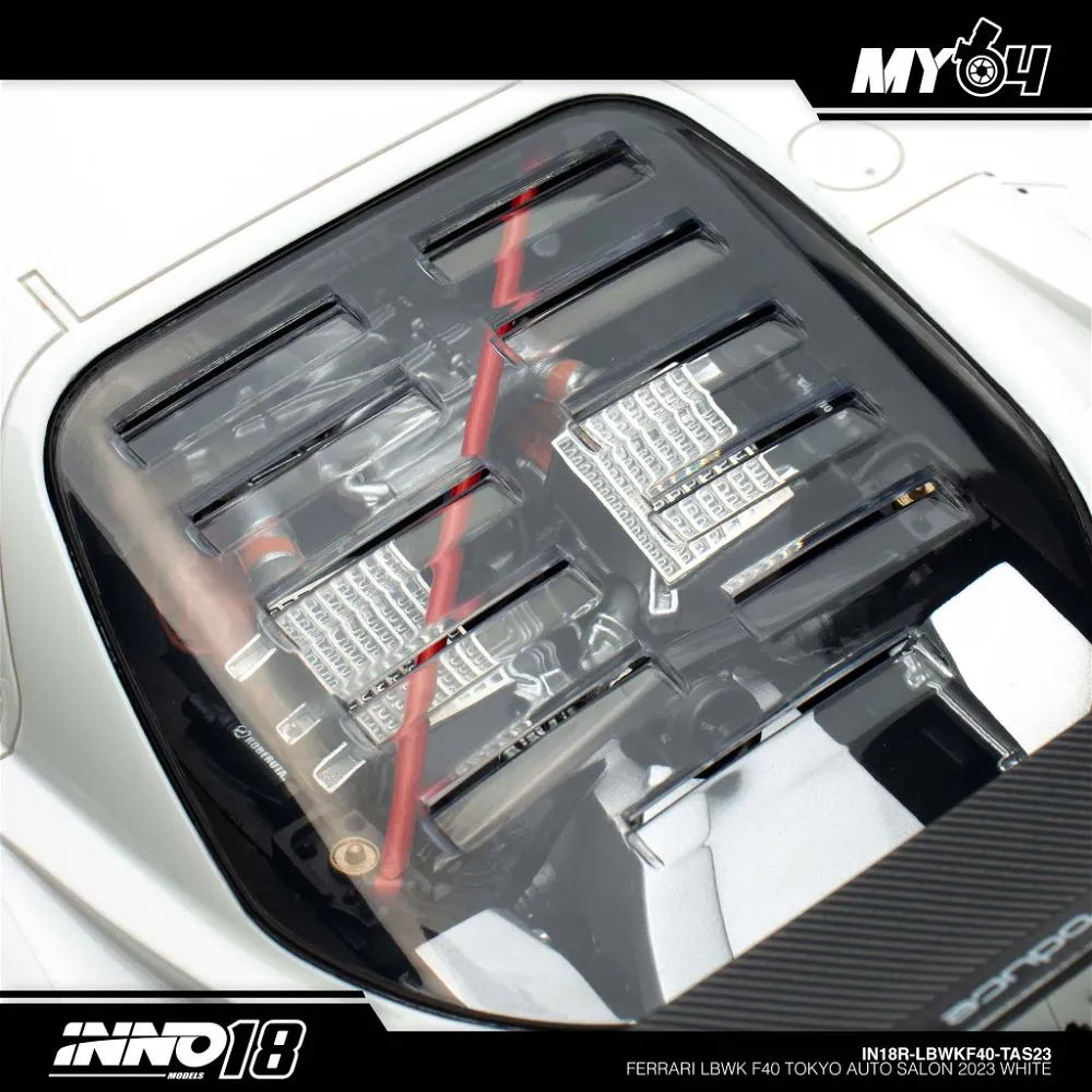 INNO18R | FERRARI LBWK F40 | WHITE