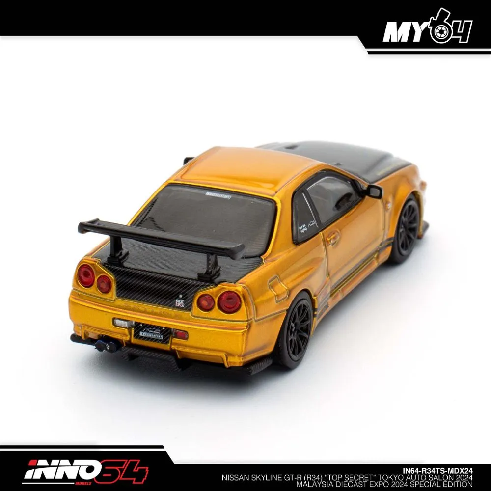 INNO64 | NISSAN SKYLINE GT-R R34 'TOP SECRET' TOKYO AUTO SALON 2024 | MDX 2024 SPECIAL EDITION